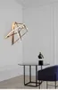 Роскошная творческая геометрическая гостиная золотая настенная лампа дизайнер минималистский крытый осветительный зал магазин фона