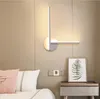 Modern minimalist ev dekor yatak odası duvar lambası yaratıcı oturma odası tv arka plan duvarlar lambalar koridor nordic başucu led ışıkları