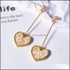 Dangle & Chandelier Earrings Jewelry Dangles Law Korean Declaration Drop For Women Fashion Vintage Geometric Long 2021 Kolczyki Womens Jewel