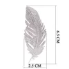 Feather Brooches With Full Crystal Zircon Jewelry Women Party Clothing Accessories Fashion Noble Pins And Brooch