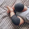 Pary 6-24m miękkie kolano kolan antypoślizgowe Elastyczne niemowlę dzieci cieplejsze nóg ochraniacze maluchom pełzającym bezpieczeństwo klocki łokciowe