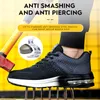 Dropshipping Hommes Femmes Travaux Chaussures Steel Toe Fer Bottes de sécurité Européenne Standard Anti-Smash Anti-Ponction Sport Safety Shoes