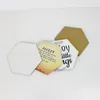 DIY sublimatie lege coaster houten kurk cup pads mdf promotie liefde ronde bloemvormige mok mat reclame valentines dag cadeau