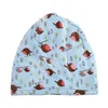 2021 Modello per uccelli Stampato di cotone da uomo Feeli da donna Feeli sottili sport esterni per la testa della moda antivento Cappelli invernali autunnali Y21111