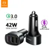 Mcdodo 3 Ports 42W Quick Charge 4.0 3.0 USB Samsung Xiaomi Super Fast 5A SCP for Huawei Car Phone Charger