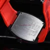 최고 품질의 석영 운동 남성 시계 카본 섬유 케이스 스포츠 손목 시계 고무 스트랩 방수 시계 날짜 Montre de Luxe Analo179U