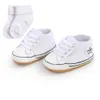 Yeni Klasik Bebek Tuval Ayakkabıları Yeni Başlayan Çocuklar Kauçuk Sole Moccasins Anti-Slip Bebek İlk Yürüyüşçüler Kız Kızlar Yenidoğan Beşik Ayakkabı 210326