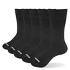 Spor Çorap YUEDGE Marka 5 Pairs Erkekler Yastık Pamuk Nefes Deodorant Wicking Rahat Rahat Iş Spor Atletik Elbise Ekibi