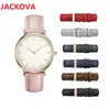 Berühmte klassische Designer-Armbanduhr von Crime French mit Quarzwerk, Zeituhr, 40 mm, rot, rosa, weiß, Ledergürtel