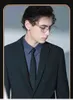 Marke Luxus schwarz 5 cm schmale Krawatte für Männer Mode Business Anzug Krawatte mit Geschenkbox