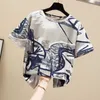 T Shirt Women Tops Short Sleeve Thin Tshirt Plus Size T-shirts Female Fashion Korea Tee Shirt Femme White Summer Top 210604