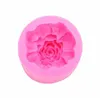 50pcs 3D Grands Fleurs Roses Savon Savon Moule Chocolat Cake Gâteau Outils DIY Cuisson Fondant Fondant Moule de silicone