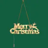Wesołych Świąt List Światło Dekoracje świąteczne LED Lantern Xmas Garland Hanging Lights W010003056202