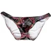 Sexy Hommes Sous-vêtements Slips pour hommes Mode Impression Gay Penis Pouch Hommes Brief Gay Male Culottes Taille Basse Slip Homme HT049 210730
