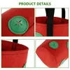 Planters Pots 2pcs 3 Gallons Strawberry Grow Congs Vertical Flower Pouch Procle Box قابلة لإعادة الاستخدام