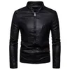 Men039s Suits Blazers Original Man Blazer Leather 2021 PU Men Jacket Suit Motorcycle Hombre Slim Fit Winter Coat1882004