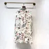 2021 Mode Trend Dames Floral Jurk Runbay Jurk Revers Hals Lange Mouwen Lange Rok Dames Jurk High End Print Vestidos de Festa