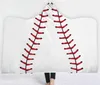 32pcs softball à collectionner en plein air nouvelle conception de baseball couverture à capuche surdimensionnée épaisse sherpa châle wrap cape chaude cape à capuche pashmina pour adultes et enfants