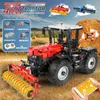 De RC Tractor Fastrac 4000er Tractor Set Bouwstenen 4 IN 1 High-Tech Landbouwwagen MOC-25371 MOLD KING 17019 Modelonderdelen Kinderen Kerstmis Speelgoed Geschenken