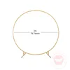 Party Decoration Gold White Wedding Balloon Circle Birthday Arch Support Kit Bow Balloons Stand Decor 1-2.5m Baloon