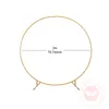 Party Decoration Gold White Wedding Ballon Circle Birthday Arch Support Kit Bow Ballonnen Stand Decor 1-2.5m Baloon