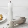 Leeseph Salt och pepparkvarn med keramisk justerbar grovhet, eleganta shakers för färska kryddor 210712
