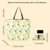 Sac à provisions en tissu oxford pliable portable Sac de rangement écologique étanche Sac de rangement écologique Sacs fourre-tout légers réutilisables sacs à main personnalisables Logo HY0352