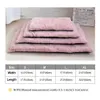 Tapis de lit de chat de chien doux chaud animal de compagnie maison de chien doux polaire chiot coussin de couchage nid matelas automne hiver canapé-lits chenil lavable 210924