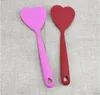 Cake Silicone Spatel Gebruiksvoorwerp Rood Hart Vorm Lepel Bakken Gebak Spatulas Schraper Non-Stick Cooking Shovel SN3857