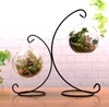 H33cm Spirale Fond Ornement Présentoir Fer Suspendu Support De Support Pour Plante De Noël Chandelier Maison Décoration De Mariage H23cm SN2566