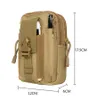 Sacs de rangement en gros 100 pcs/lot Camping en plein air sac d'escalade tactique militaire Molle hanche taille ceinture portefeuille pochette sac à main coque de téléphone