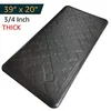 Art3d 39"x20" Premium Anti-Fatigue Comforts Mat alfombra extra soporte y grueso antideslizante comodidad multiusos - para cocina oficina escritorio de pie (39x20: negro)