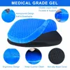 Gel Ice Mat Summer Vehicle Seat Cooling Cushion Enhnced Double Non Slip For Home Office Student Chiar Back Pain Relief