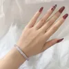 Fashion Multi Style Simple Crystal Bracelet Bangle For Women Luxury Silver Color Wedding Bracelets & Bangles Jewelry Gift Zk30
