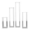 Элегантный высокий Crystal Column Column Stand Stand Stature Top Wedding Centeriece SENYU592