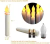 12st Flamess Led Candle Light Light Flicking Bulb Batteridriven Te Ljus Julfödelsedag Bröllopsdekoration H1222