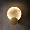 Vägglampa Led Marmor Ljus Lyx Sconce Vardagsrum Bakgrund Korridor Utställning Bra Sovrum Bedside El Lighting