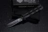 Good JL03AB tactical swinging knife 420 blade Cast steel handle hollowed out pocket camping combat knifes BM42 Knive3403558