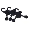 Pet Clothes Hangers for Dog Cat Baby Toddler Small Coat Puppy Black Apparel Hangers Pack of 10 Plastic Flexible Strong Paw 211007