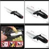 Kitchen Knives Aessories Kitchen Dining Bar Home Garden2 In 1 Utility Scissors Cutter Knife Board Smart Chef Stainless Steel Ourdoor Potat