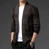 Autum зимний дизайнер бренда роскошные моды вязать кардиганы свитер корейский стиль мужчины случайные модные пальто куртки мужская одежда 211221