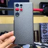 Genuine Real Carbon Fiber Slim Cases for Samsung Galaxy S22 Ultra S22 Plus Ultra-thin Matte Hard Armor Cover