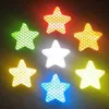 10Pcs Car Door Sticker 5cm Decal Star Warning Tape Car Reflective Stickers Reflective Strips Car-styling 5 Colors Safety