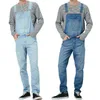 Mens Jeans Denim Dungarees Overalls Bib And Brace Overalls Jumpsuit Romper Pants 211120