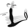 NXY Sex Anal Leksaker Silikon Remote Vibrator för Man Prostata Massager Verktyg Vuxen Gay Leksaker Butt Dildo Tail Plug Kvinnors Masturbation Machine 1201