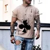 Cavaliere Templare stampa O-Collo T-Shirt moda uomo casual a maniche corte streetwear Harajuku top 210706