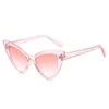 Cat Eye lunettes de soleil femmes 2021 marque concepteur Vintage femme dame lunettes classique rétro à la mode coloré imprimé léopard