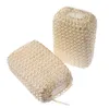 Borstar Svampar Scrubber Badrum Tillbehör Naturbad Sisal Exfoliating Shower Sponge Ta bort den döda huden sn5430