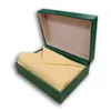 Rolex Watch Mens Watch Box Case Oryginalne Wewnętrzne Zegarki Zegarki Pudła Mężczyźni Zegarek Zielone Pudełka Karta Broszura Luksusowe 116610 Akcesoria Certyfikat Mystery St9