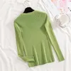 Women Winter Pullover Sweater Sale Top Quality Candy Color Basic Knitwear Pink Linning Jumpers Roupa Feminina 210430